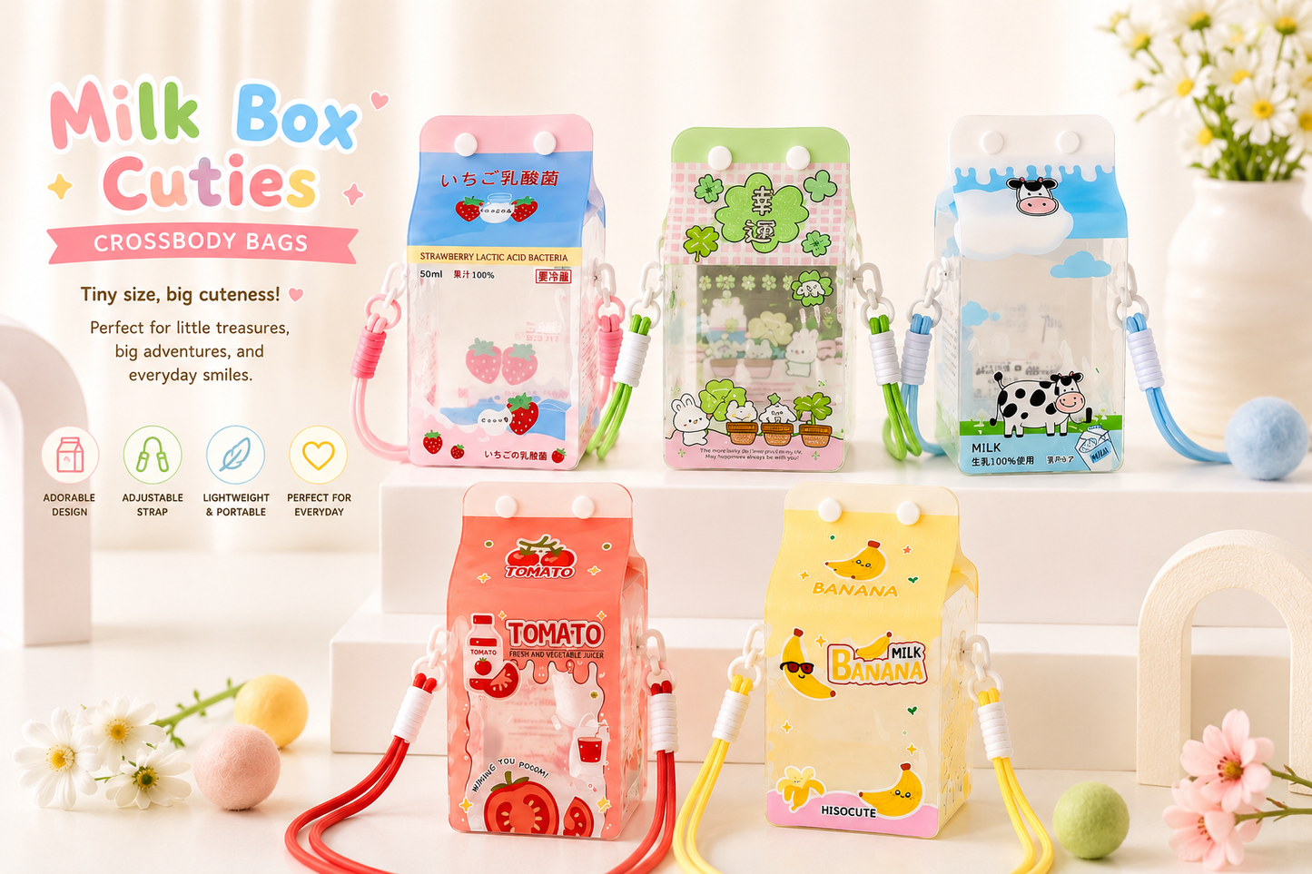 Milk Box Cuties Crossbody