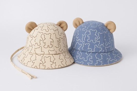 Toddler Bear-Ear Bucket Hat