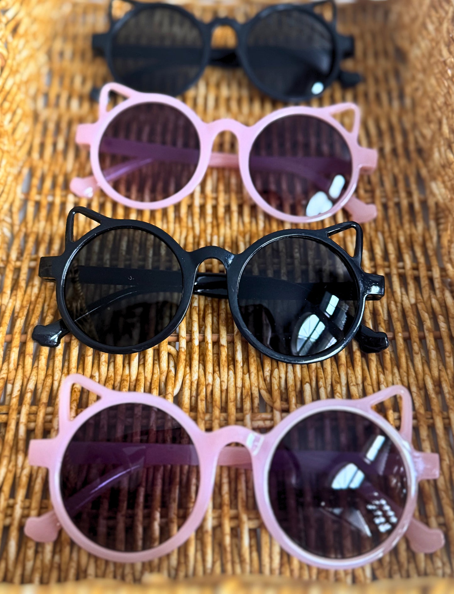 Purrfect Cat-Ear Kids Sunglasses (Available in pink or black)