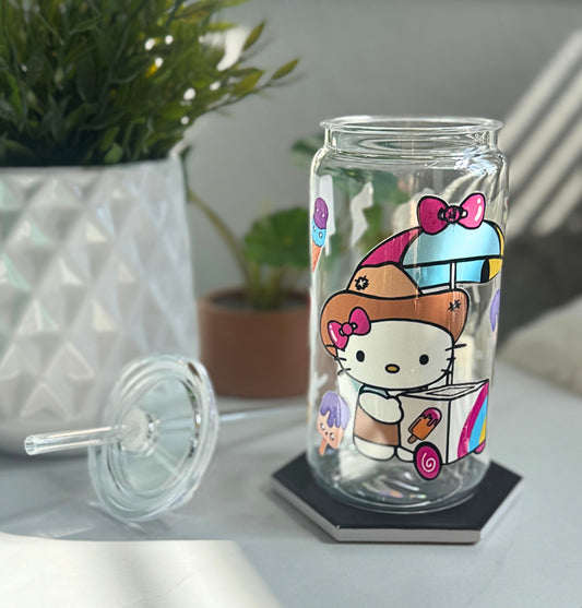 Plastic Tumbler- Hello Kitty Popsicle
